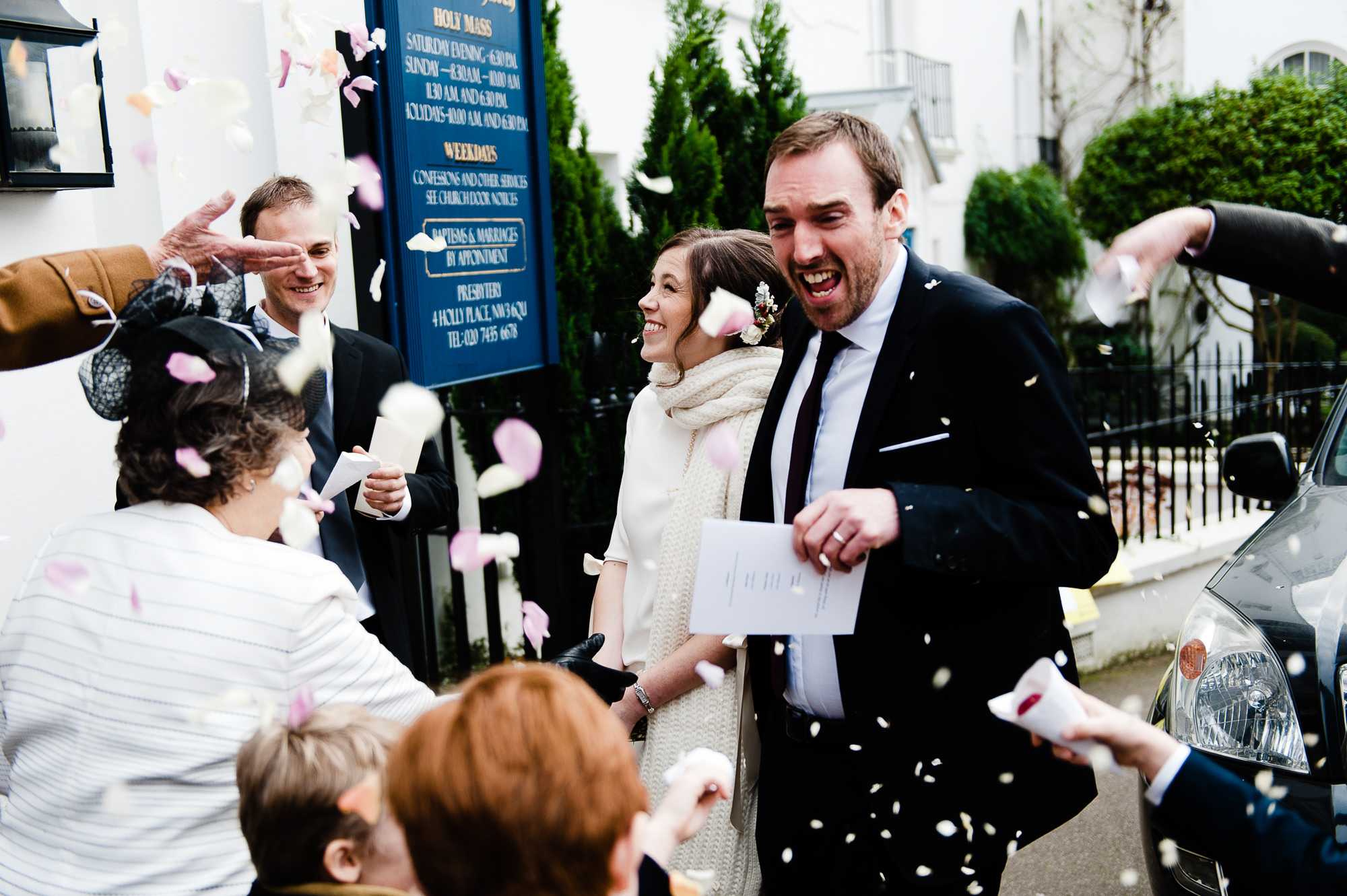 St. Mary's Hampstead wedding photos
