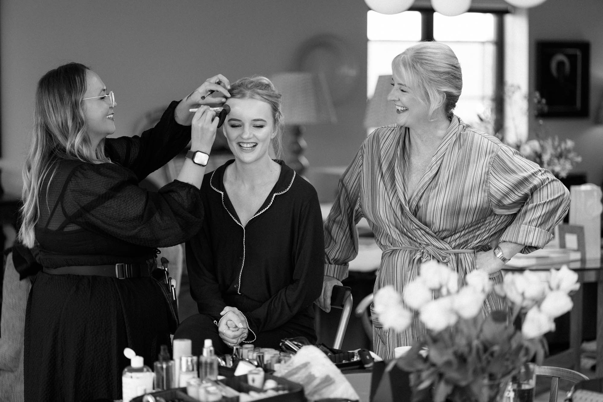 Hamswell house wedding bridal make up