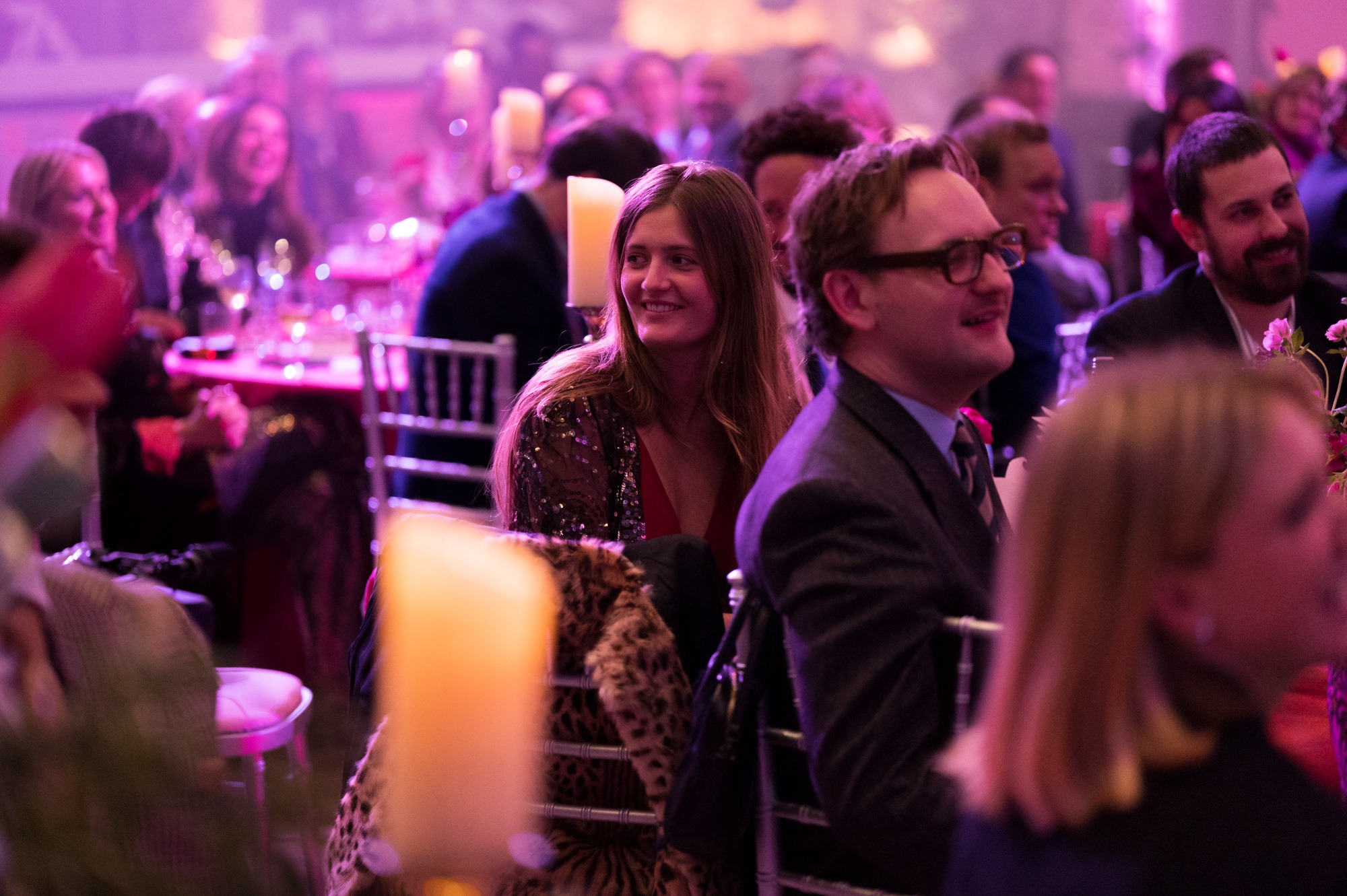 Battersea Arts Centre wedding venue decorated with colorful school play set design